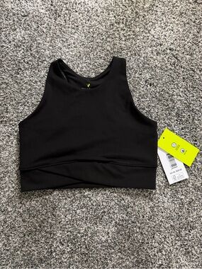 Vively black sports bra size 6/6x #activewear #fitness